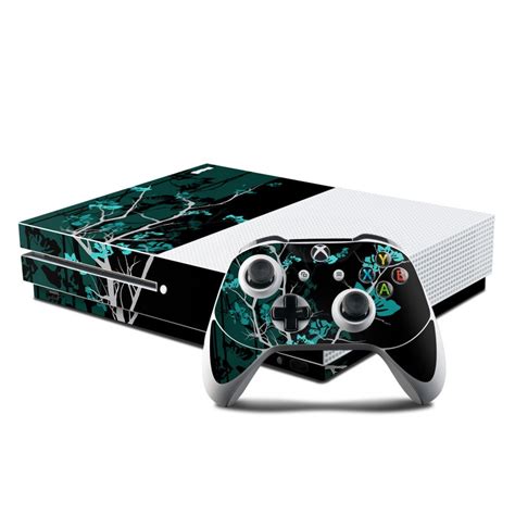 Microsoft Xbox One S Console And Controller Kit Skin Aqua Tranquility