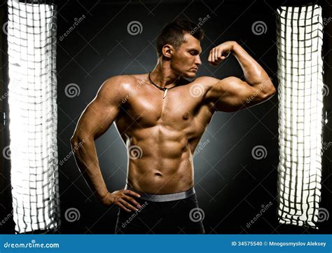 Bodybuilder Stock Photo Image Of Bronzed Hand Masculine