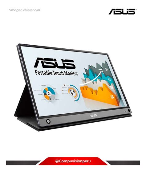 Monitor 156 Asus Zenscreen Mb16amt Touch Portatil 1080p Usb C Micro
