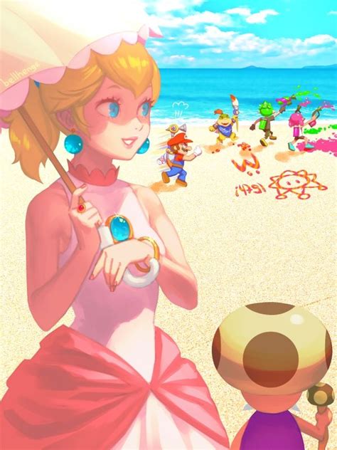 Sunshine Beach By Bellhenge On DeviantArt Super Mario Art Super
