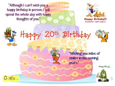 Quotes About 20th Birthday 29 Quotes