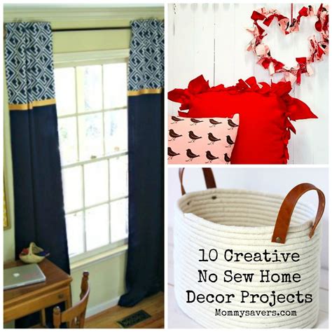 10 Creative No Sew Home Decor Ideas Mommysavers Mommysavers