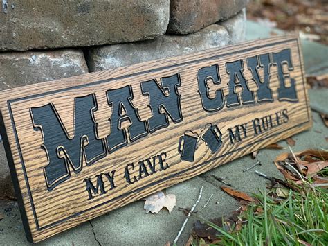 Man Cave Sign Digital Files Svg Ai Png Eps Dxf Etsy