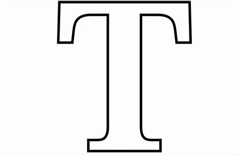 Letter T Free Alphabet Coloring Page Alphabet Coloring Pages Of