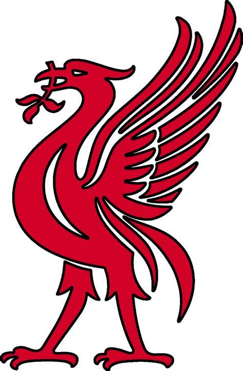 Liverpool Logo Bird Black Pin On Lfc Liverbird Vector Logo