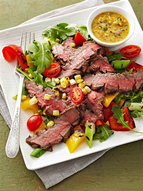 grilled flank steak salad