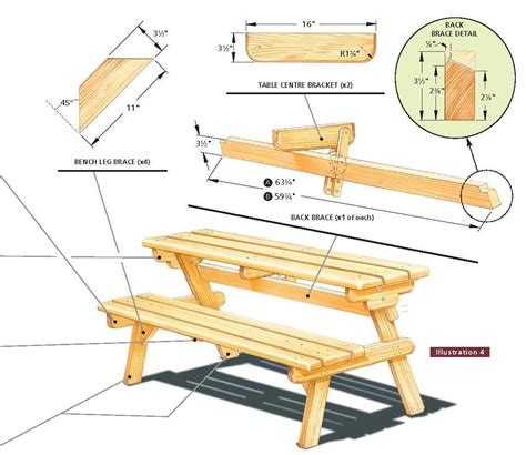Plans Wood Picnic Tables ~ Vatre