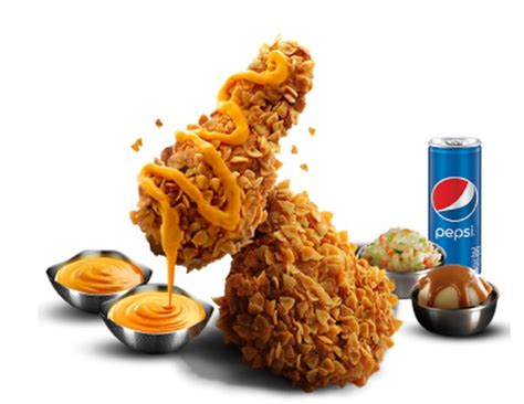 8.75 pound (pack of 4). KFC introducing Nacho Cheezy Crunch and Bucket Kongsi ...