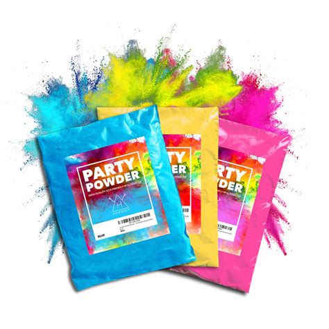 Color Run Powder Holi Powder 3 Colors Color Wars Festivals