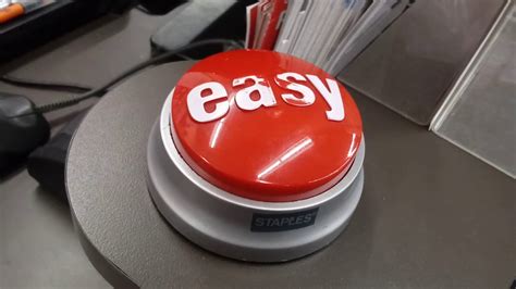 Easy Button At Staples Youtube