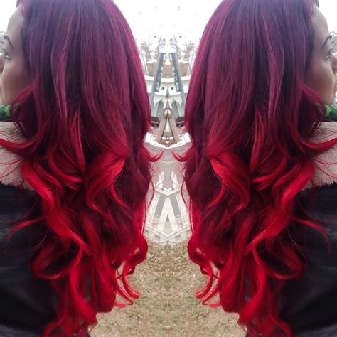 Because My New Red Color Melt Is Amazing Aveda Pravana Love