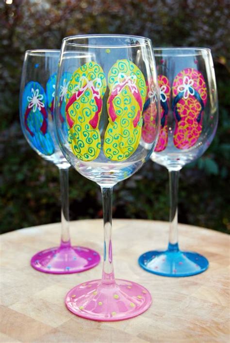 40 Artistic Wine Glass Painting Ideas Bored Art