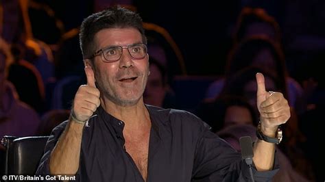 Simon Cowell Gets Animated With Fellow Britains Got Talent Judges In