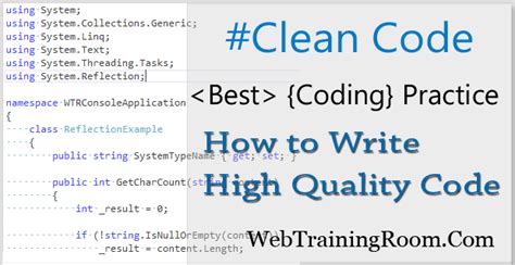 Write Clean Code Software Development Coding Best Practice