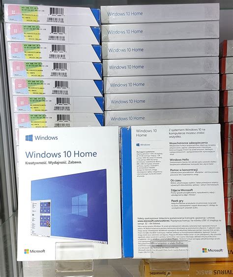 Microsoft Windows 10 Home Pl 3264bit Box Usb Sklep Wawa 24h