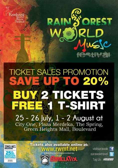 Celebrating culture & world music, rainforest world music festival unites renowned musicians from all continents to perform in the rainforest of sarawak. Pelancongan Kini - Malaysia (Malaysia - Tourism Now ...
