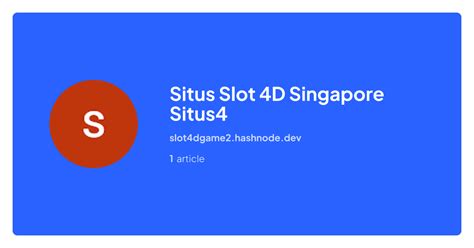 4d-singapore-slot-login