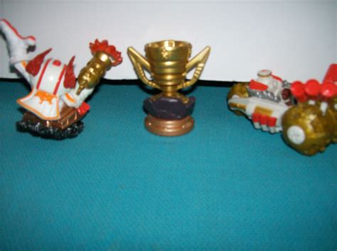 Skylanders Superchargers Double Dare Trigger Happy Gold Rusher And