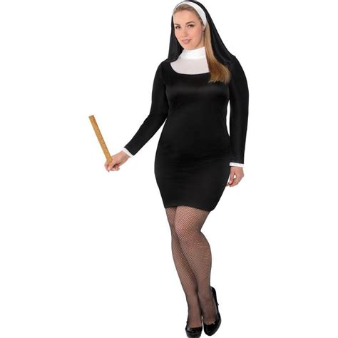Adult Blessed Babe Nun Costume Plus Size Party City