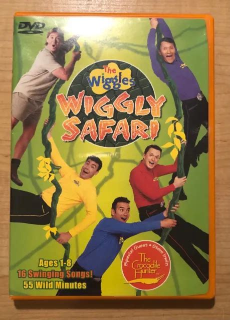 The Wiggles Wiggly Safari Steve Irwin And Live Hot Potatoes Dvd Lot 2