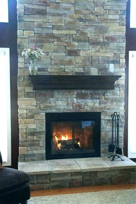 Diy Faux Stone Fireplace Surround Faux Stone Panel Quick Fit Stone