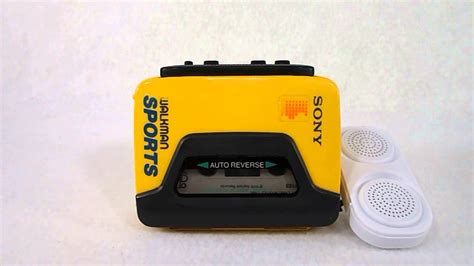 Sony Sports Walkman Cassette Player Portable Stereo Wm A53b53 Youtube