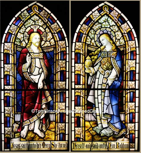 Ref Rel286 Antique Religious Church Stained Glass Window Christ Free