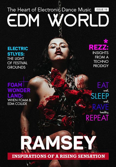 Issue 19 Of Edm World Magazine Is Live See Who S On The Cover Edm World Magazine♫♥