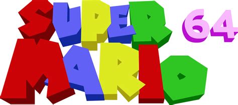 Super Mario 64 Logo Png Photo Clip Art Image Png Play