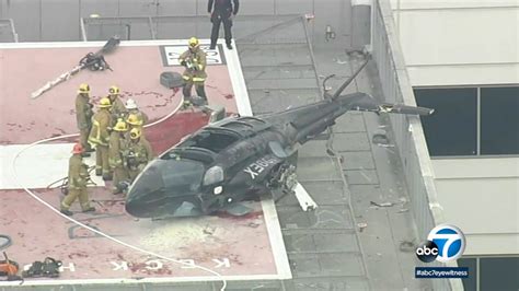 1 Treated After Helicopter Carrying Donated Organ Crashes On Keck