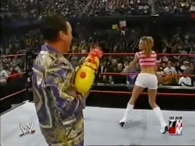 Stacy Keibler Wet WWE Raw 2003 On Make A