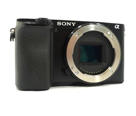 sony alpha 6100 a6100 mirrorless camera black 24 3mp 4k wifi avchd aps c sc