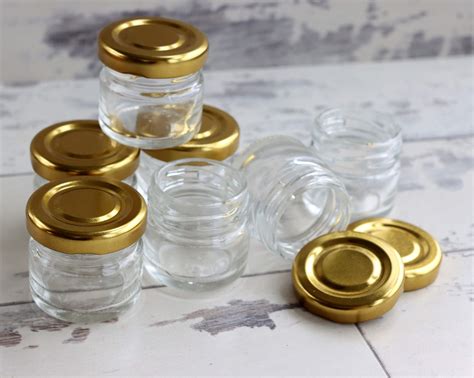 30 Mini Glass Jars Dezigne Market