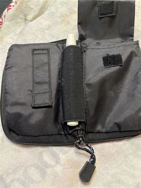 One Touch Ultra 2 Glucose Meter Accessory Carrying Canvas Case Black 6