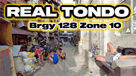 Walking Barangay 128 In Tondo Manila Philippines Youtube