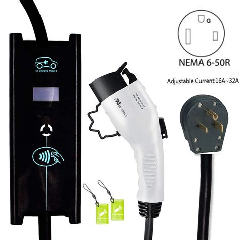 They do not release harmful gases to the. Electric Vehicle Level 2 Ev Charger 240V 32 Amp Adjustable ...