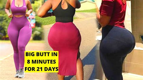 8 Minutes Big Round Butt Painless Workout Butt Expansion At Home No Equipment Youtube