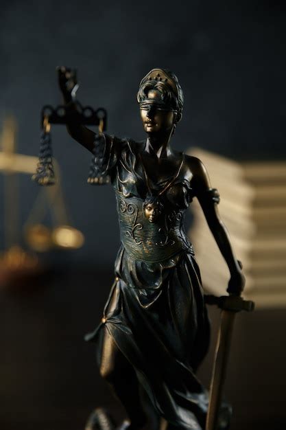 Premium Photo Lady Justice Themis The Statue Of Justice In Heaven