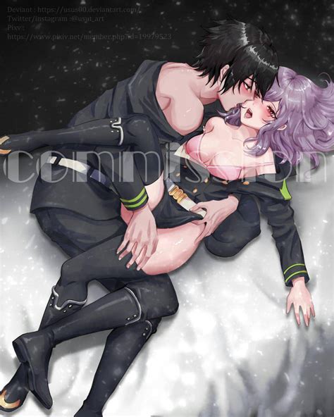 Rule 34 Black Hair Green Eyes Hiiragi Shinoa Hyakuya Yuuichirou Owari