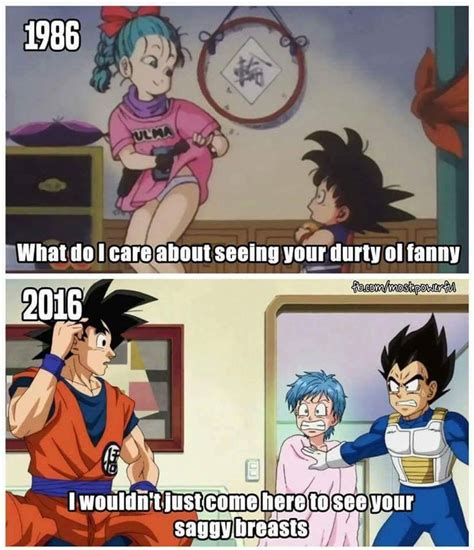 Bulma And Goku Dragon Ball Super Funny Anime Dragon Ball Dbz Funny