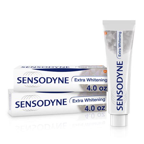 Sensodyne Extra Whitening Sensitive Teeth Whitening Toothpaste 4 Oz 2