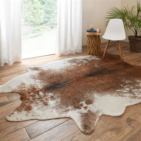 Carbon Loft Van Leeuwenhoek Faux Cowhide Area Rug Bed Bath And Beyond