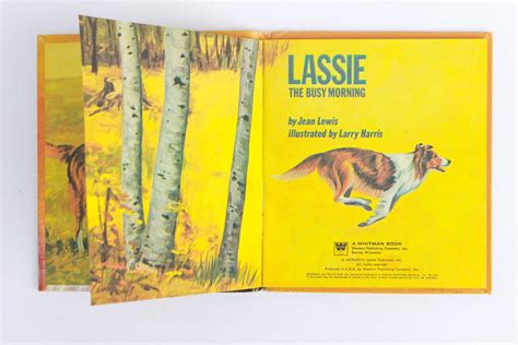 Lassie Book Lassie The Busy Morning A Whitman Tell A Tale Etsy