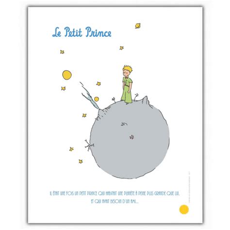 Poster Offset The Little Prince On His Planet 30x40cm