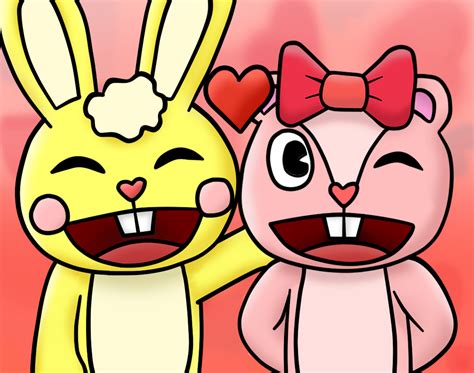 Cuddles And Giggles By Cuddlesnam On Deviantart Happy Tree Friends
