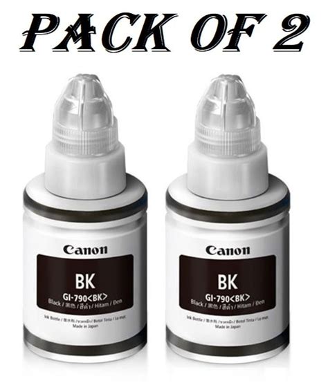 Ideal paper for your daily high intensity printing needs. Indian Technology Canon 790 Black Pack of 2 Ink bottle for ...