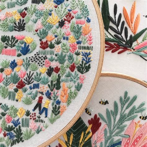 Modern Embroidery Patterns Highlight the Collaborative Nature of the Craft