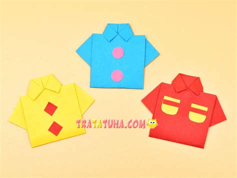 Origami Shirt Step By Step