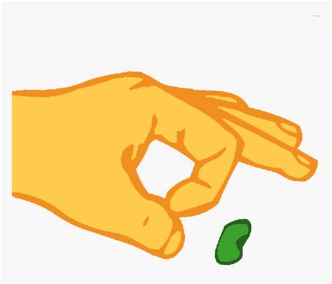 Flicking The Bean Emoji Hd Png Download Kindpng