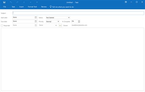 How To Create Assign And Complete Tasks In Outlook 2016